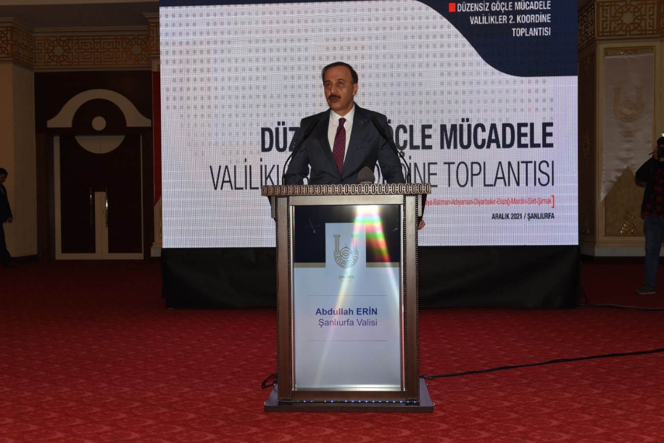 Şanlıurfa’da Düzensiz Göçle Mücadele Toplantısı yapıldı;