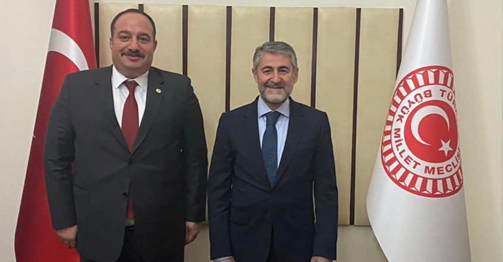 Ekinci’den Viranşehirli Bakan Nebati’ye hayırlı olsun ziyareti;