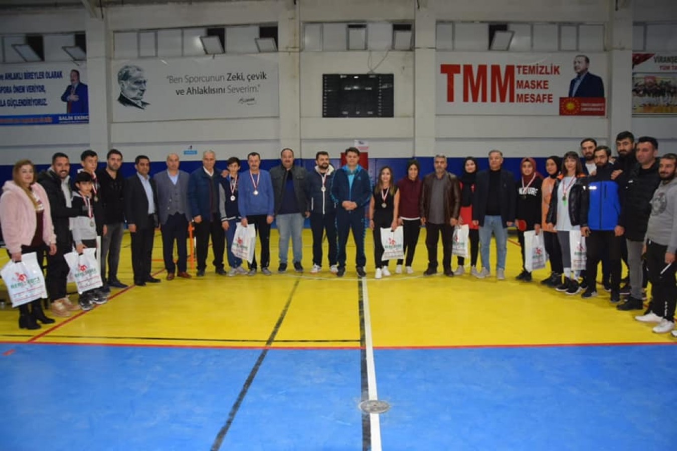 Viranşehir'de düzenlenen turnuva sona erdi;