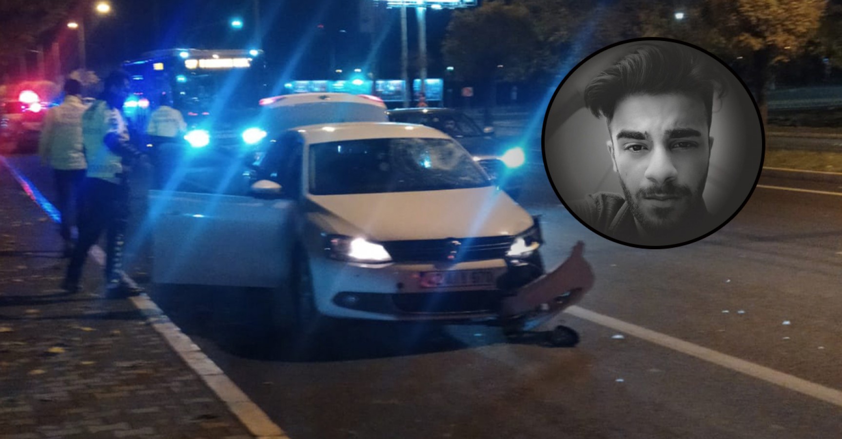 Otomobilin çarptığı genç, yaşam mücadelesini kaybetti;