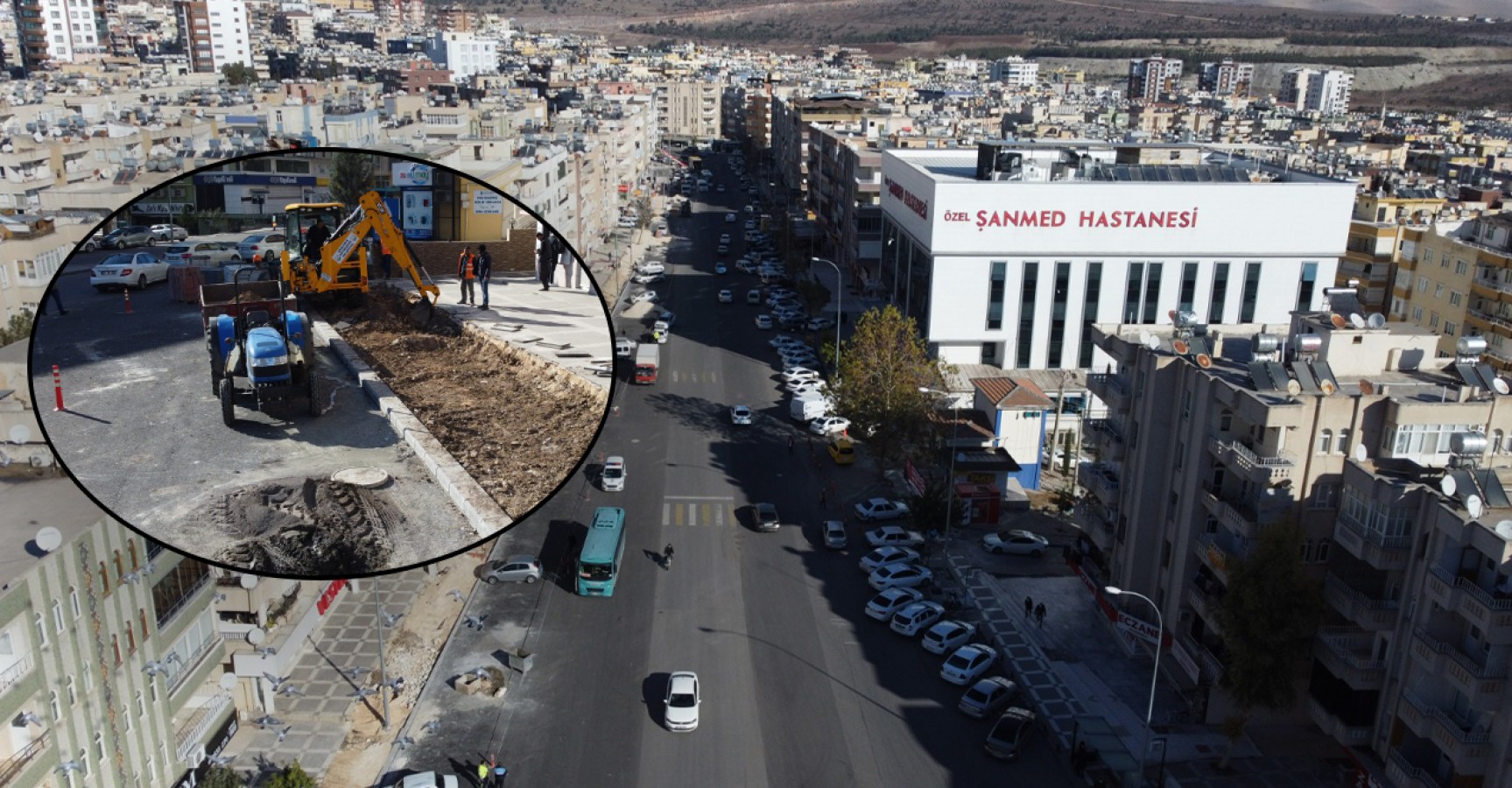 Yunus Emre caddesinde trafik akışı rahatladı;