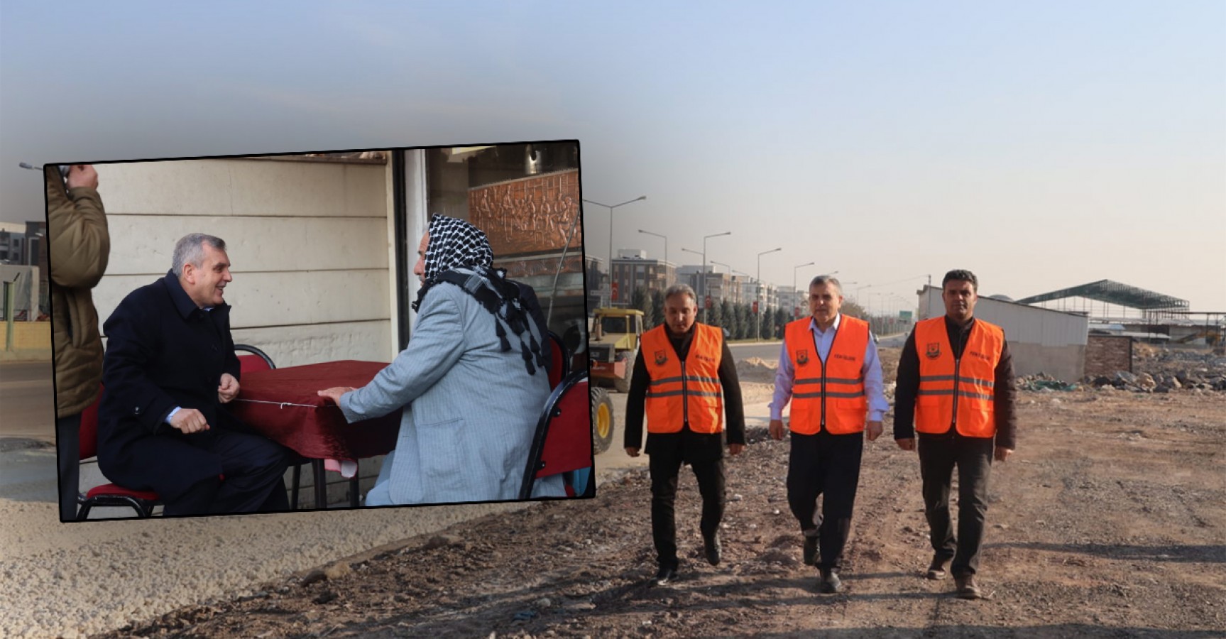 Başkan Beyazgül yol genişletme çalışmalarını denetledi;