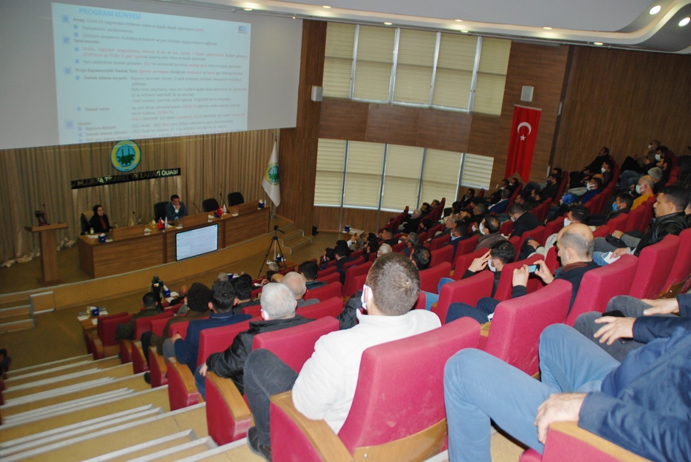 Urfa’da KOSGEB’in destek programı anlatıldı;