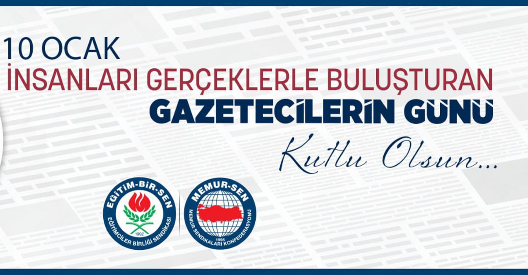 İbrahim Coşkun’dan 10 Ocak Çalışan Gazeteciler Günü mesajı;