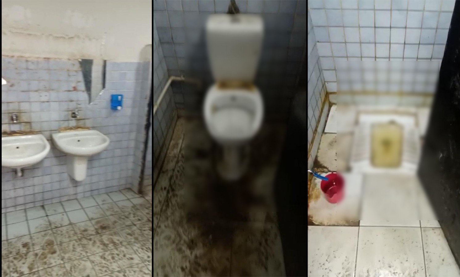Mevlevihane Camii'nin tuvaletleri görenleri hayrete düşürüyor;