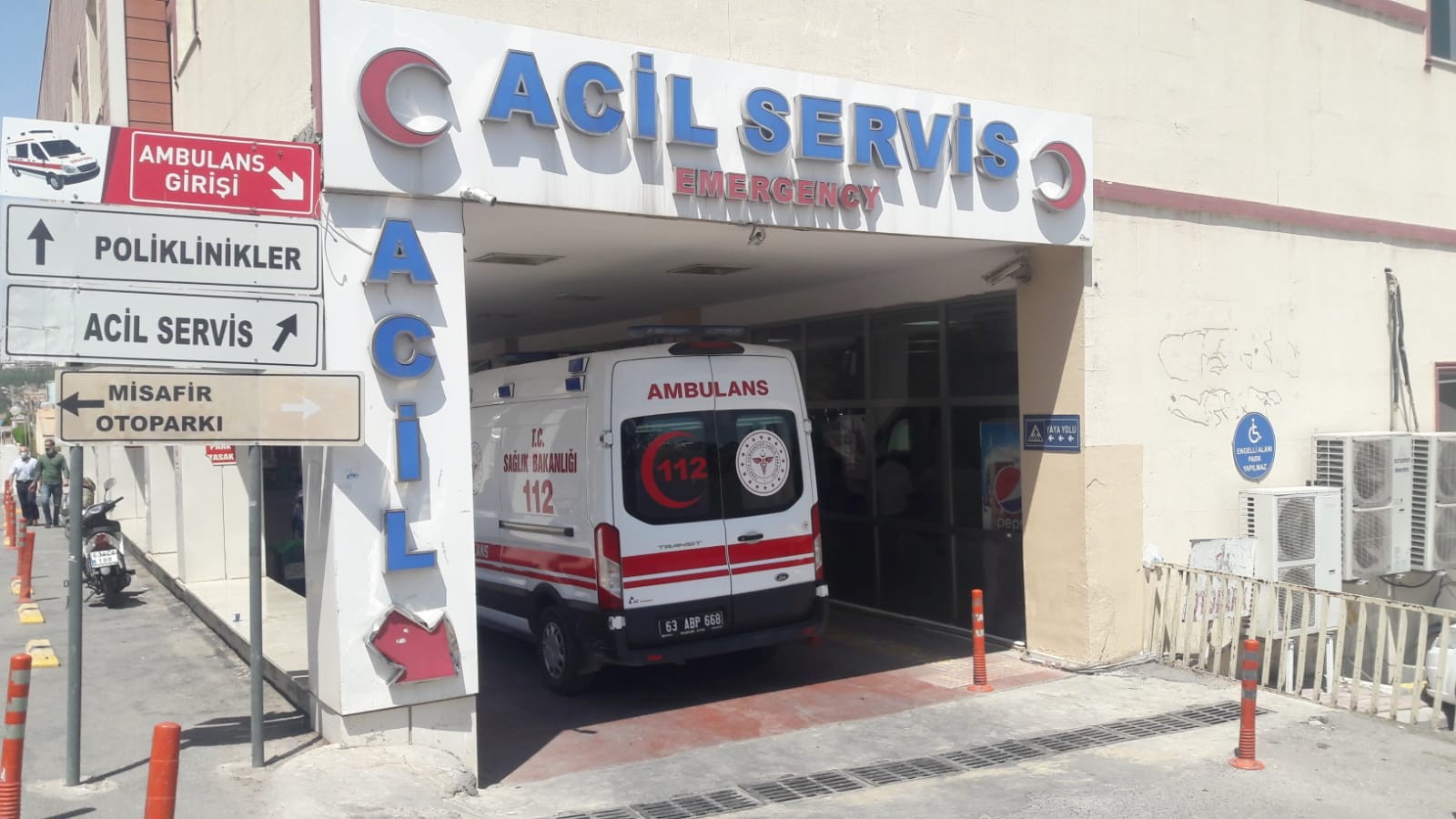 Karaköprü’de feci olay!;