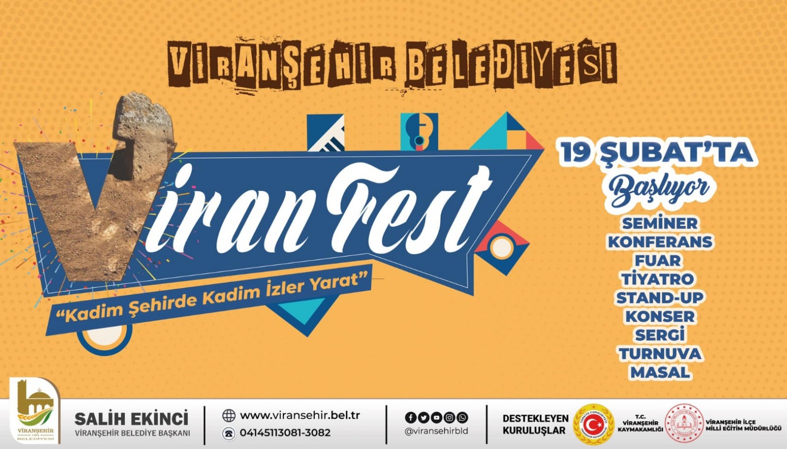 Viranşehir Belediyesi’nden çok amaçlı festival hazırlığı;