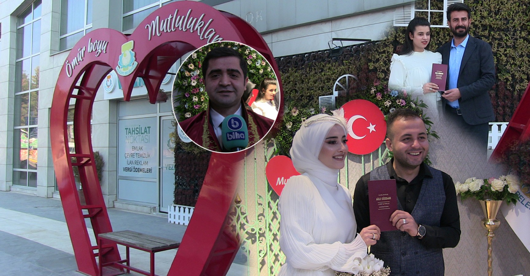 Evlenmek için 14 Şubat’ı seçtiler;