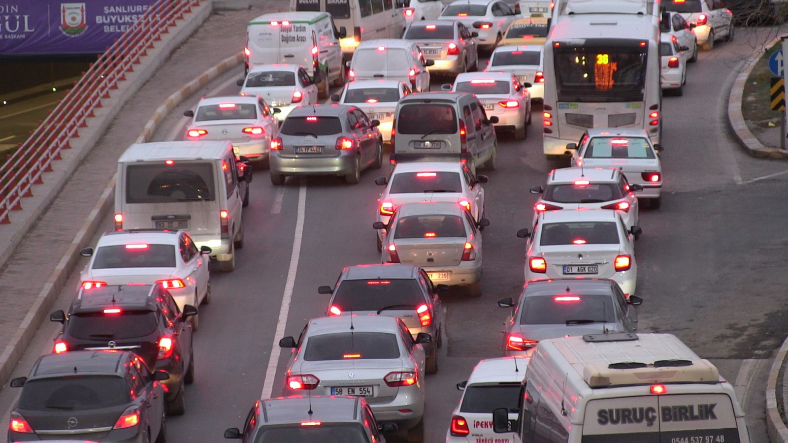 Urfa’da kaç taşıtın trafiğe kaydı yapıldı?;