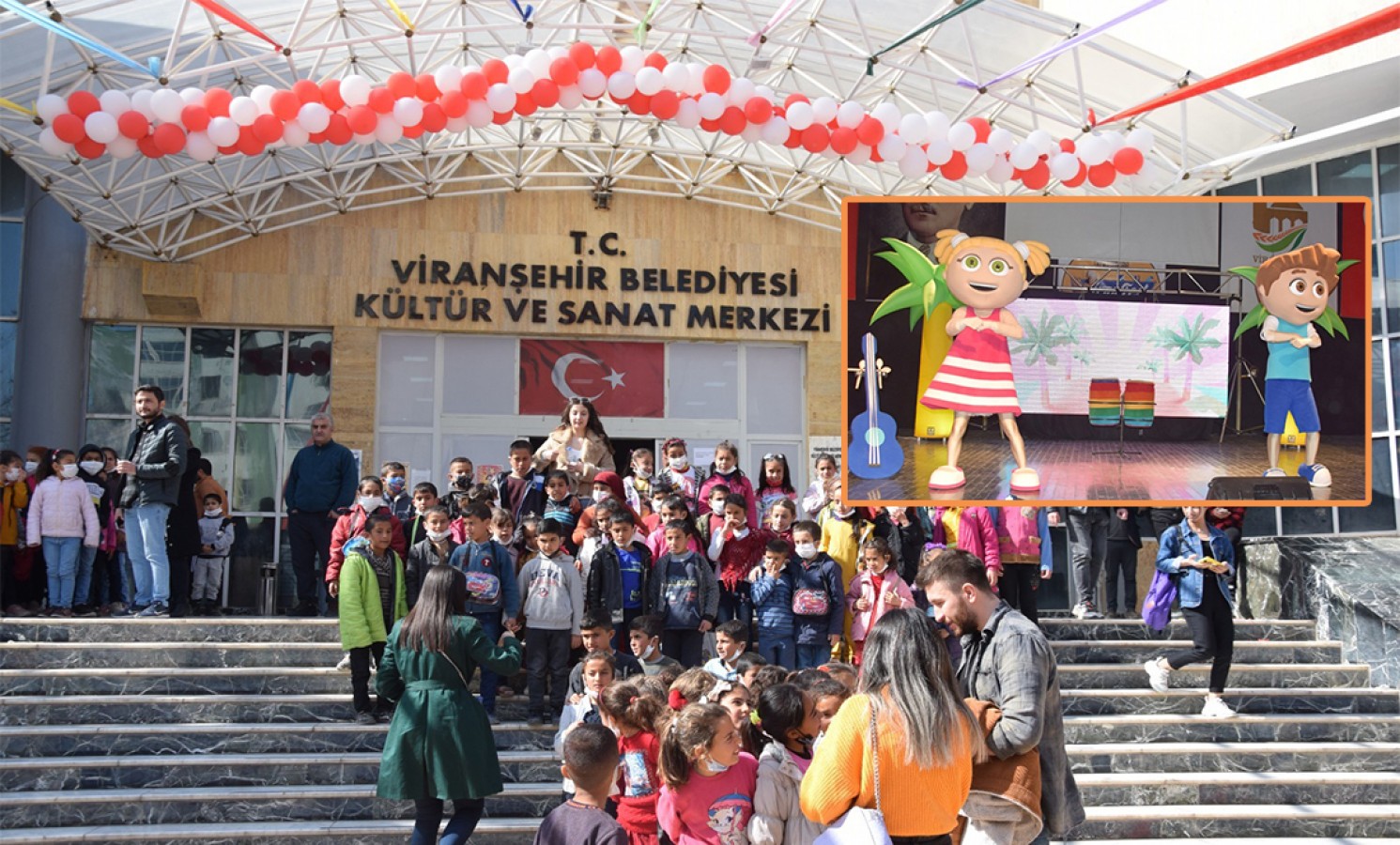 Festival günlerinde çocuklar unutulmadı!;