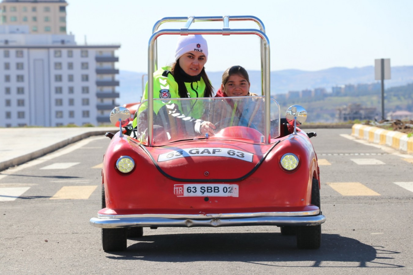 Şanlıurfa’da çocuklara güvenli trafik eğitimi;