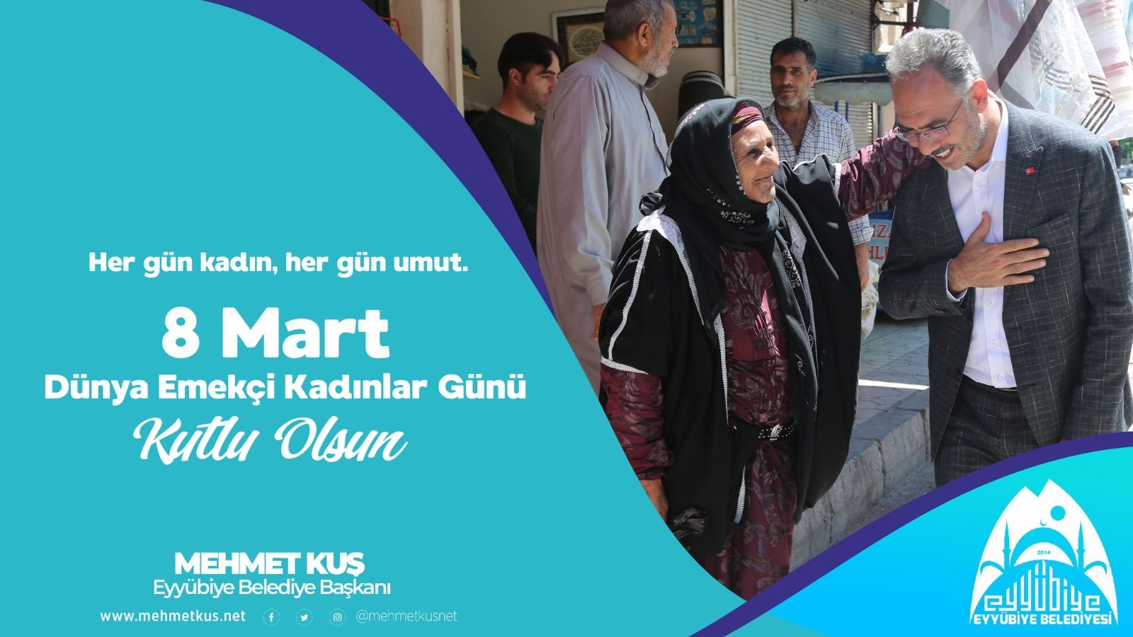 Başkan Kuş'tan 8 Mart Dünya Kadınlar Günü mesajı;