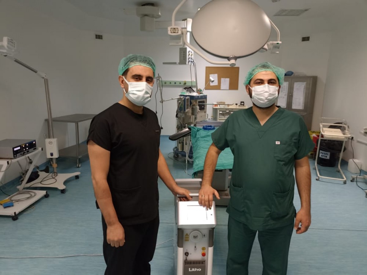 Viranşehir’de lazer yöntemiyle ilk ameliyat;