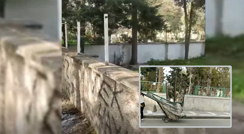 Mezarlıkların demir korkuluklarını çaldılar;