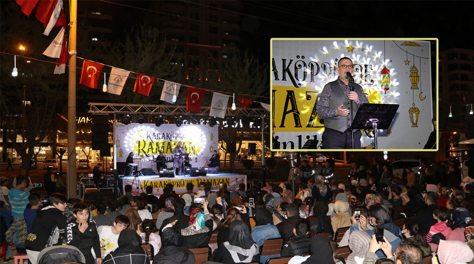 Karaköprü'de şiir gecesinin konuğu İbrahim Sadri;