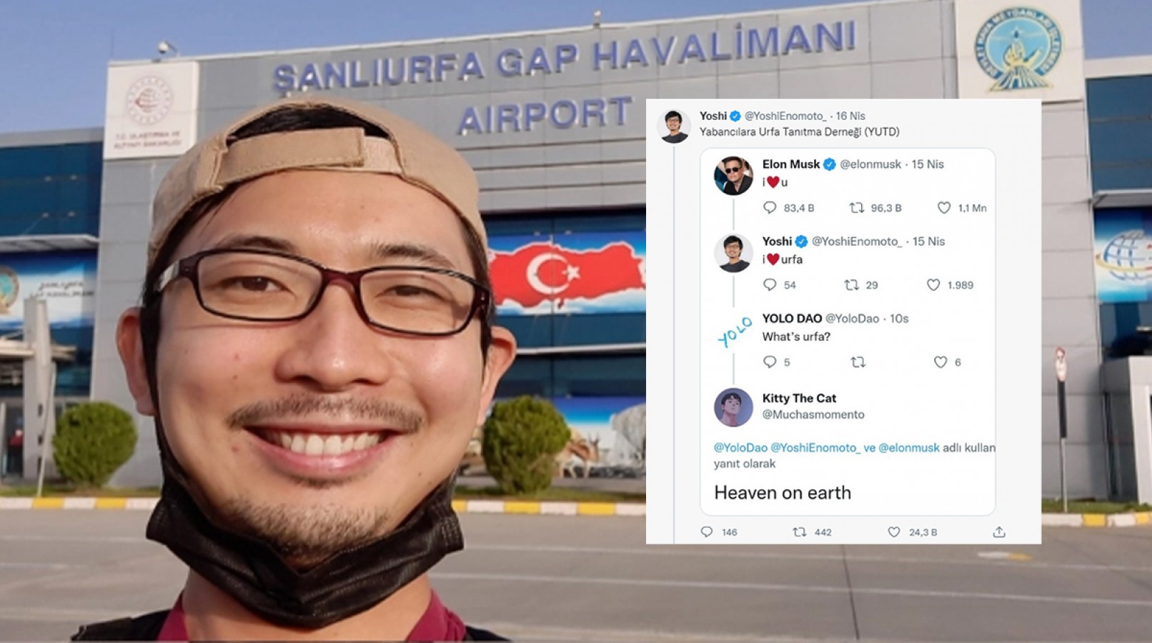 Ünlü Youtuber Yoshi Urfa'yı sevdi!;