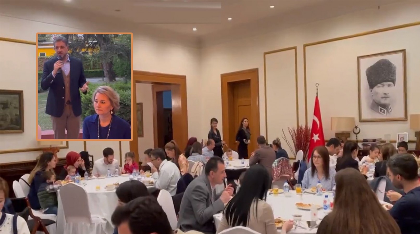 Pekin Büyükelçiliği’nde iftar yemeği;