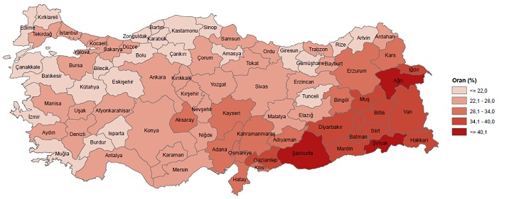 TÜİK verilerine göre en çok Şanlıurfa’da