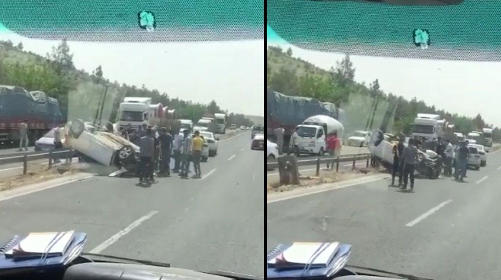 Ölüm yolunda kaza!;