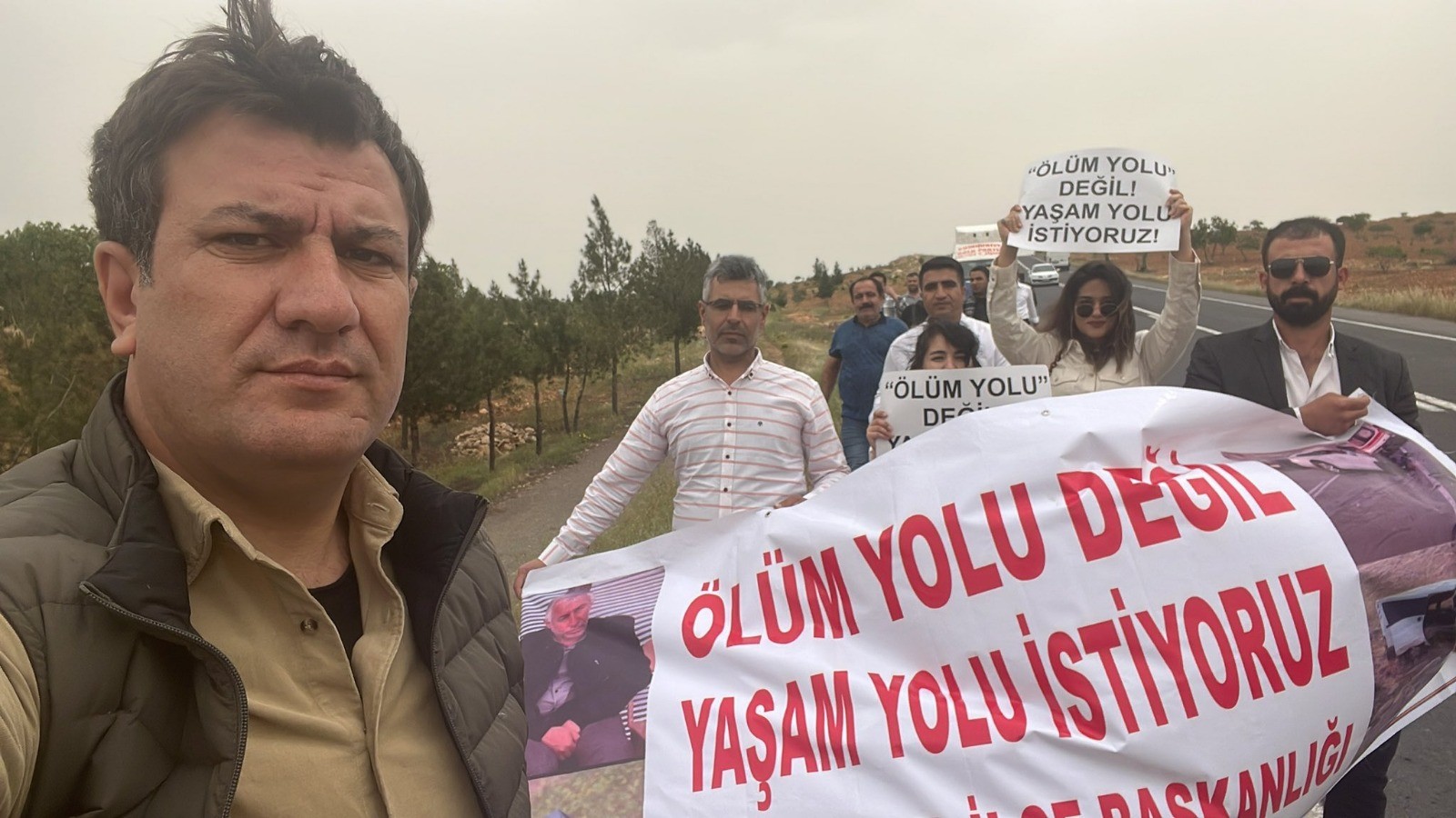 ‘Ölüm yolu’ndaki kazalara dikkat çekmek için CHP'den yürüyüş;