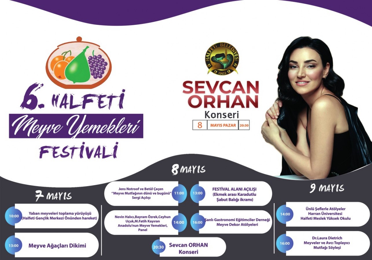 Halfeti’de ‘meyve yemekleri’ festivali düzenlenecek;