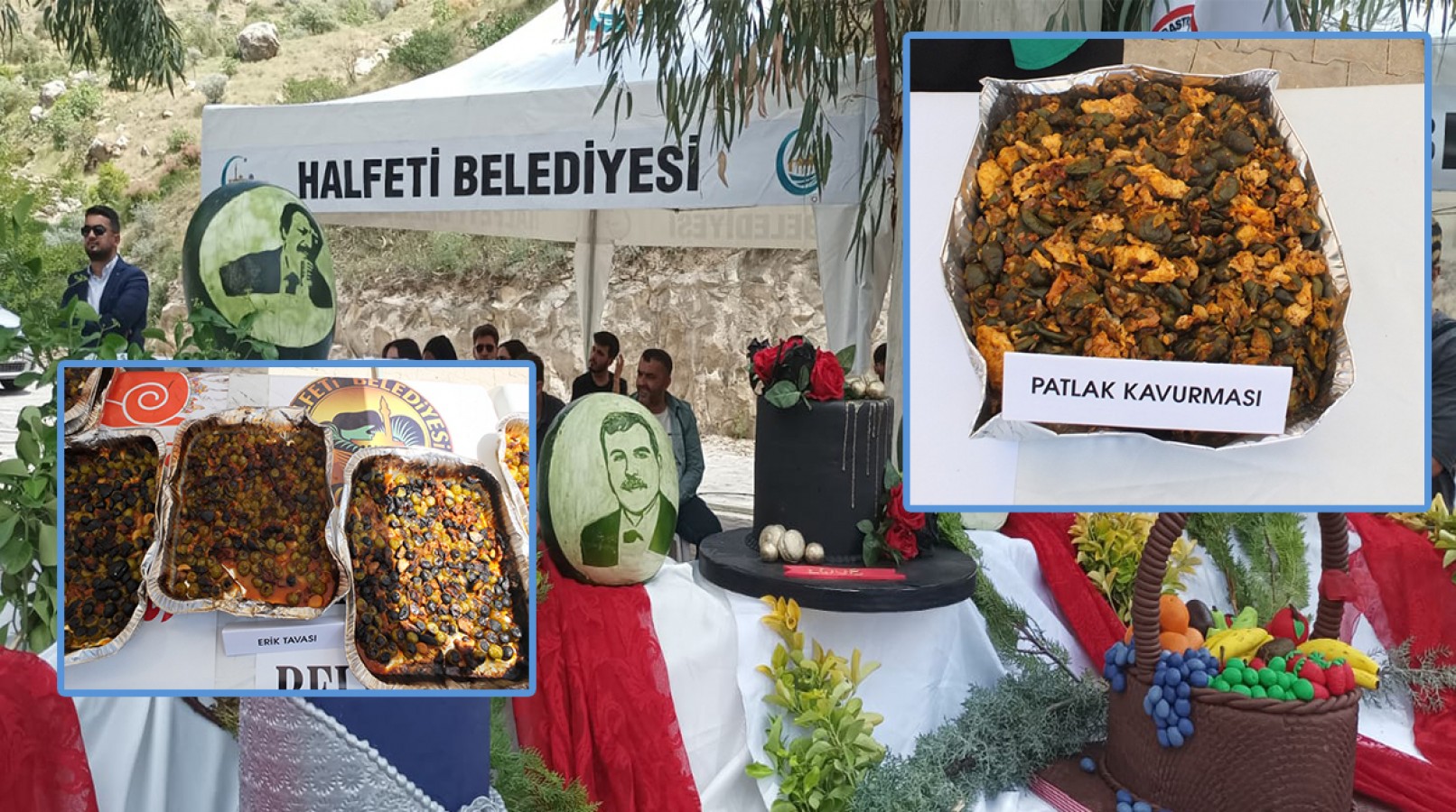 Halfeti meyve yemekleriyle şenlendi;