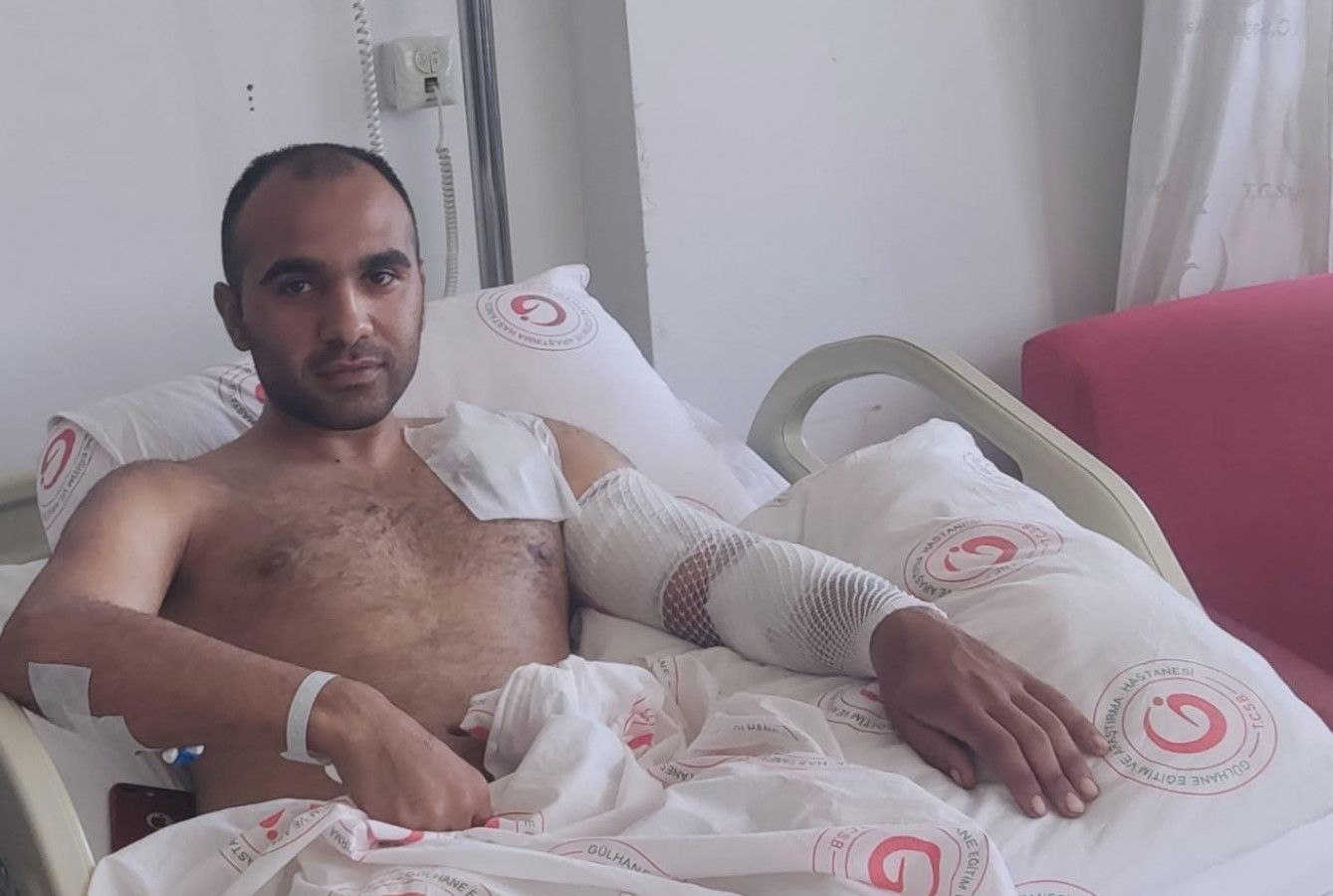 Pençe-Kilit Operasyonu'nda yaralanan Urfalı askerin tedavisi sürüyor;