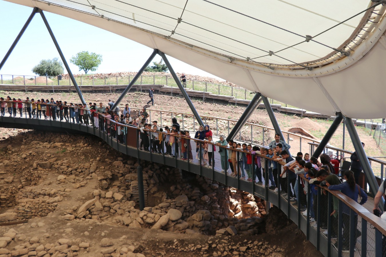 İlk kez Göbeklitepe’yi gördüler;