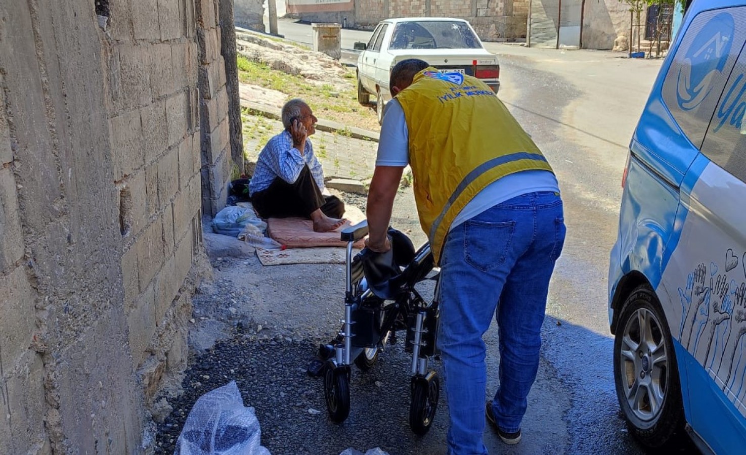 Akülü sandalye yerine ulaştı;