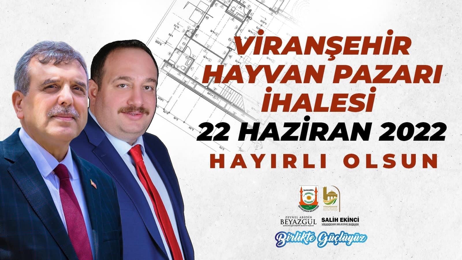 Viranşehir’e modern hayvan pazarı kazandırılıyor;