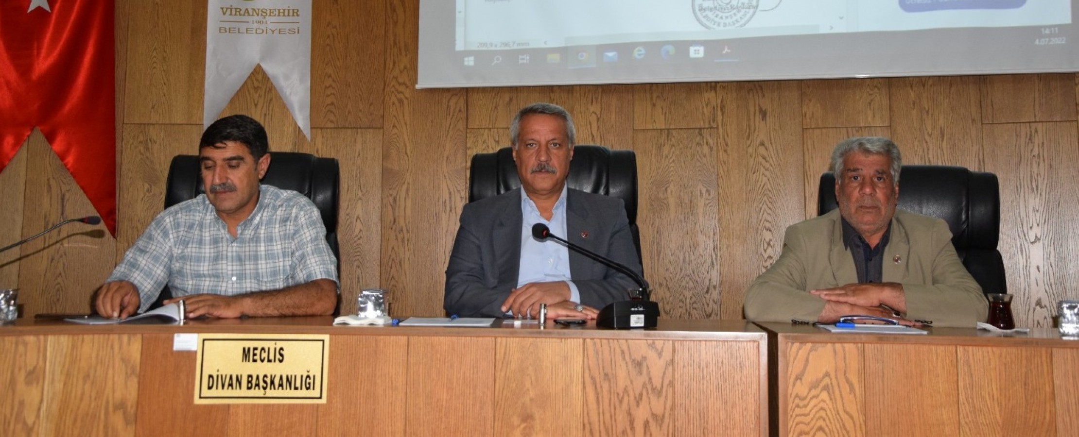 Viranşehir’de belediye meclis toplantısı yapıldı;