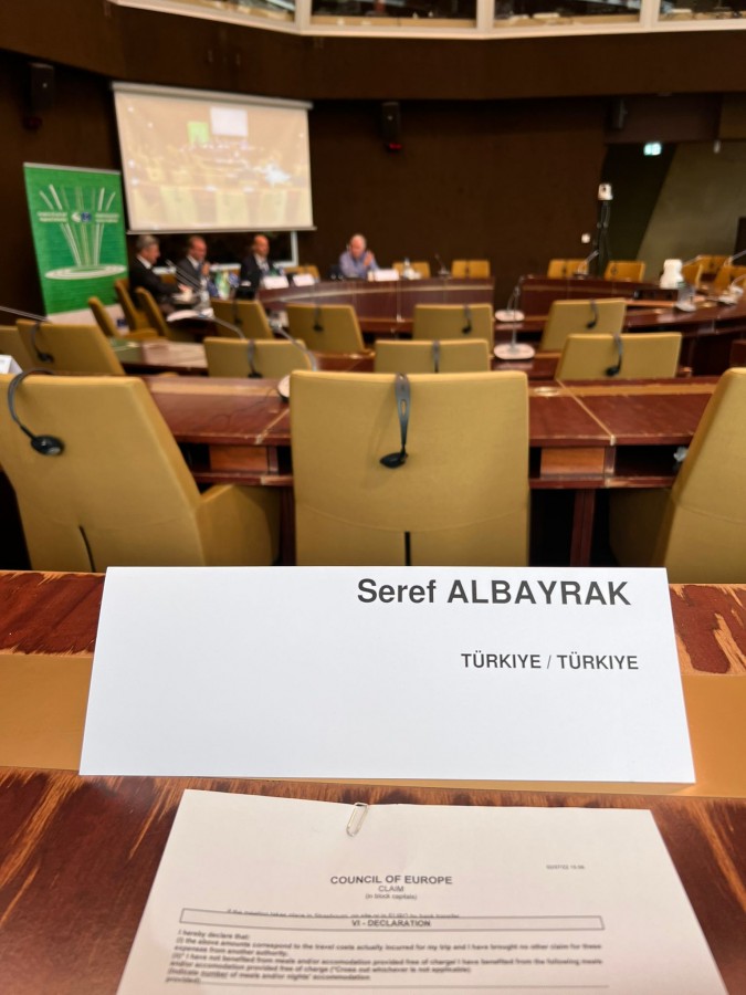 Başkan Albayrak, Türkiye’yi temsilen Avrupa Konseyi'nde!;