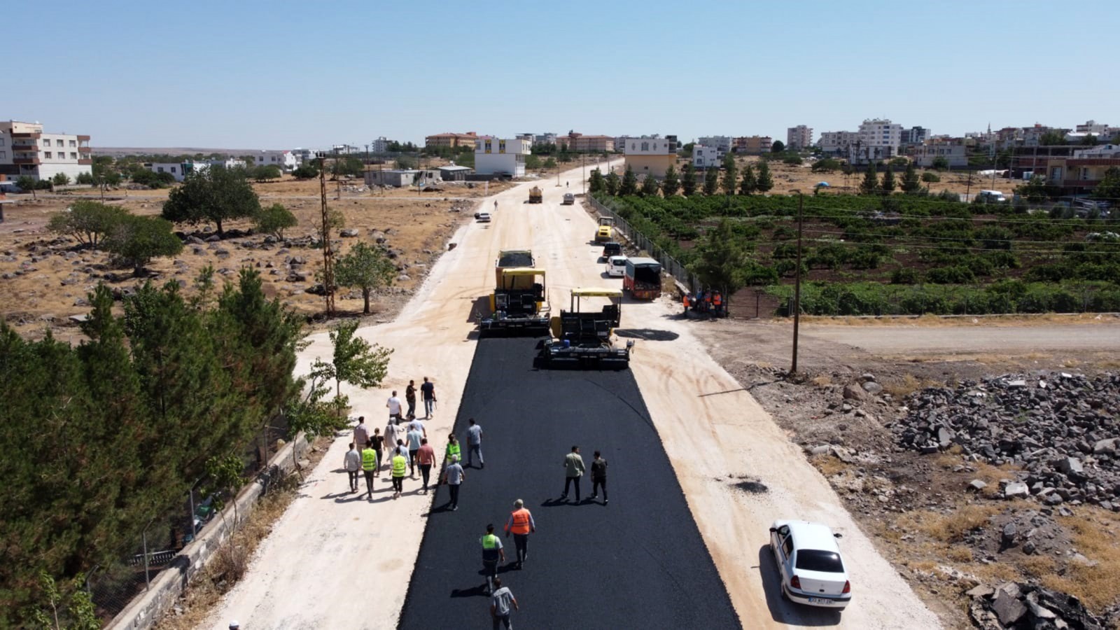 Siverek’te trafiği rahatlatacak alternatif yol hizmete açılıyor;