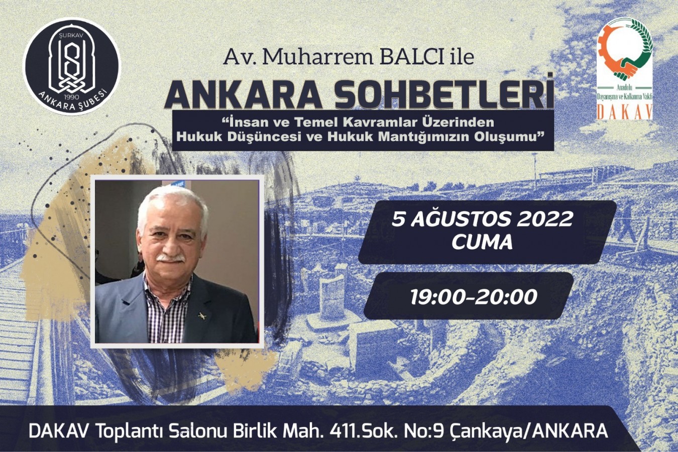 “Ankara Sohbetleri” etkinliğine başkentteki tüm Urfalılar davet edildi