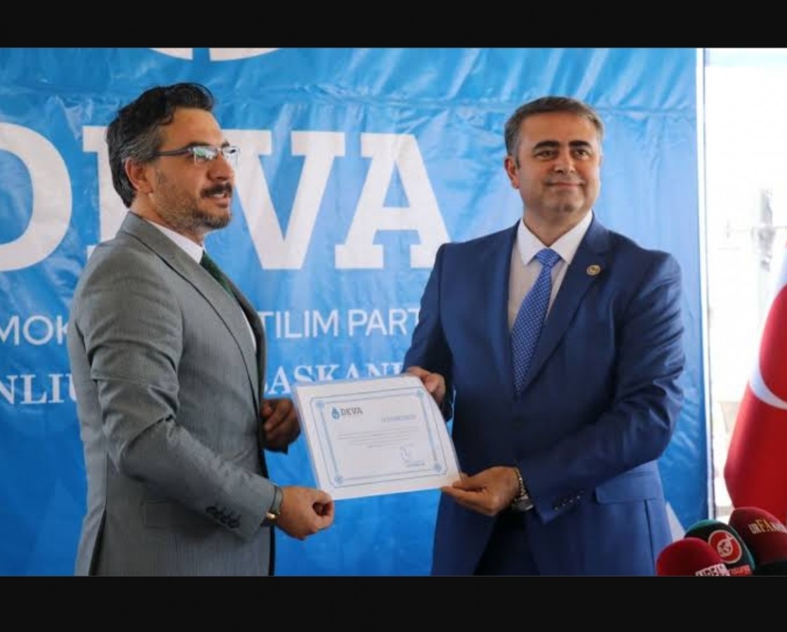 Deva Partisi Şanlıurfa Başkan Yardımcısı Ömer Yılan istifa etti;