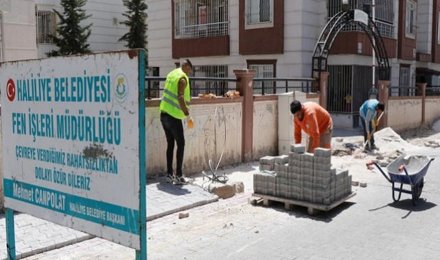 Haliliye'nin Mahallelerinde Yollar Yenileniyor;