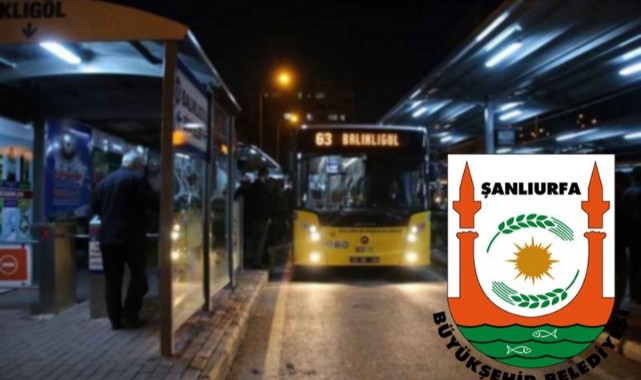Urfadaki Gösteriler için Büyükşehir Otobüsleri Ücretsiz Olacak;