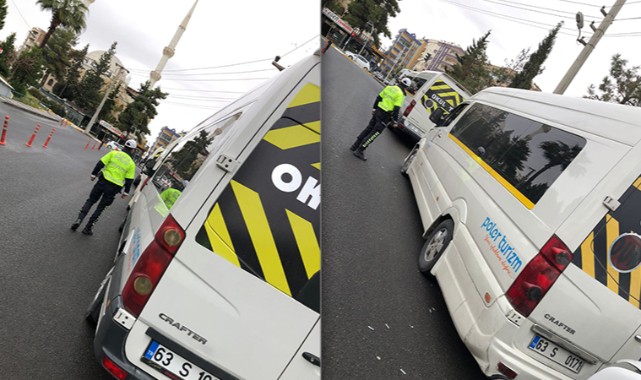 Şanlıurfa'daki Okul Servisi Denetimleri Devam Ediyor