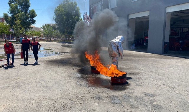 Şanlıurfa Büyükşehir İtfaiyesinde Staj Yapıyorlar..;