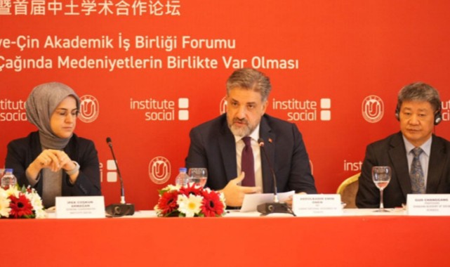 Şanlıurfalı Vekil Türkiye-Çin Akademik İşbirliği Forumu Açılış Konuşmasını Yaptı.