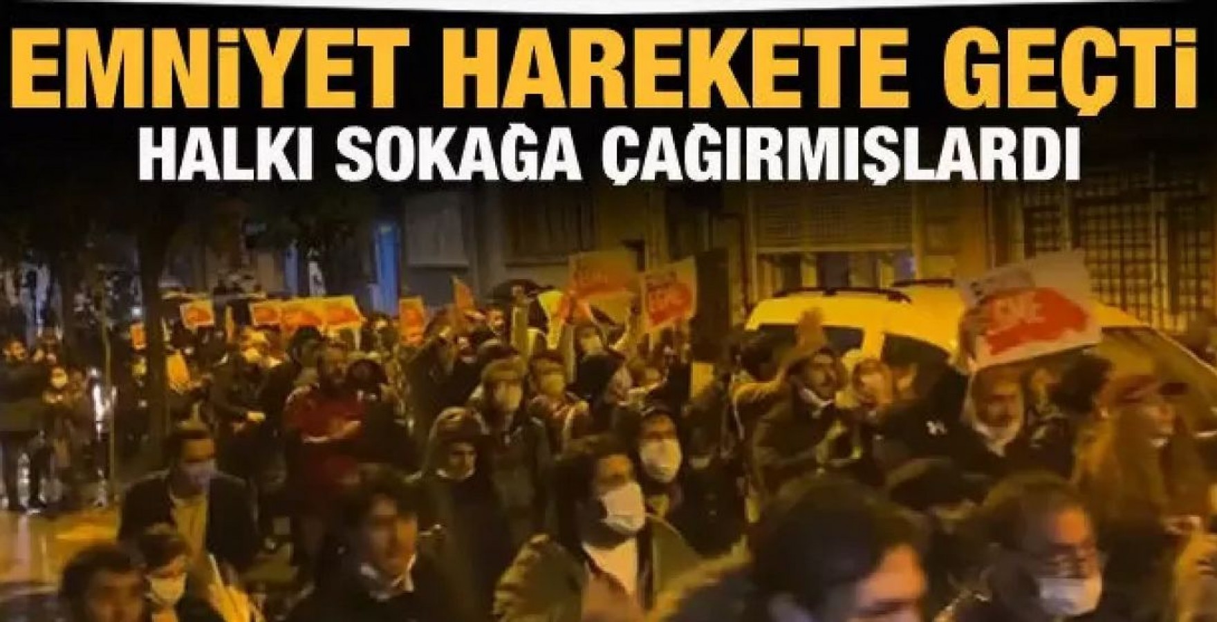 Emniyet'ten Halkı sokağa çağıran hesaplar hakkında yasal işlem!;