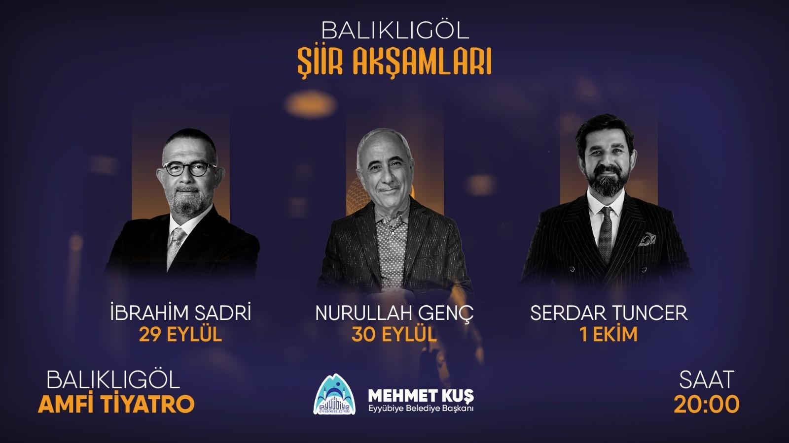 Şanlıurfa'da Şiir Akşamları Başlıyor