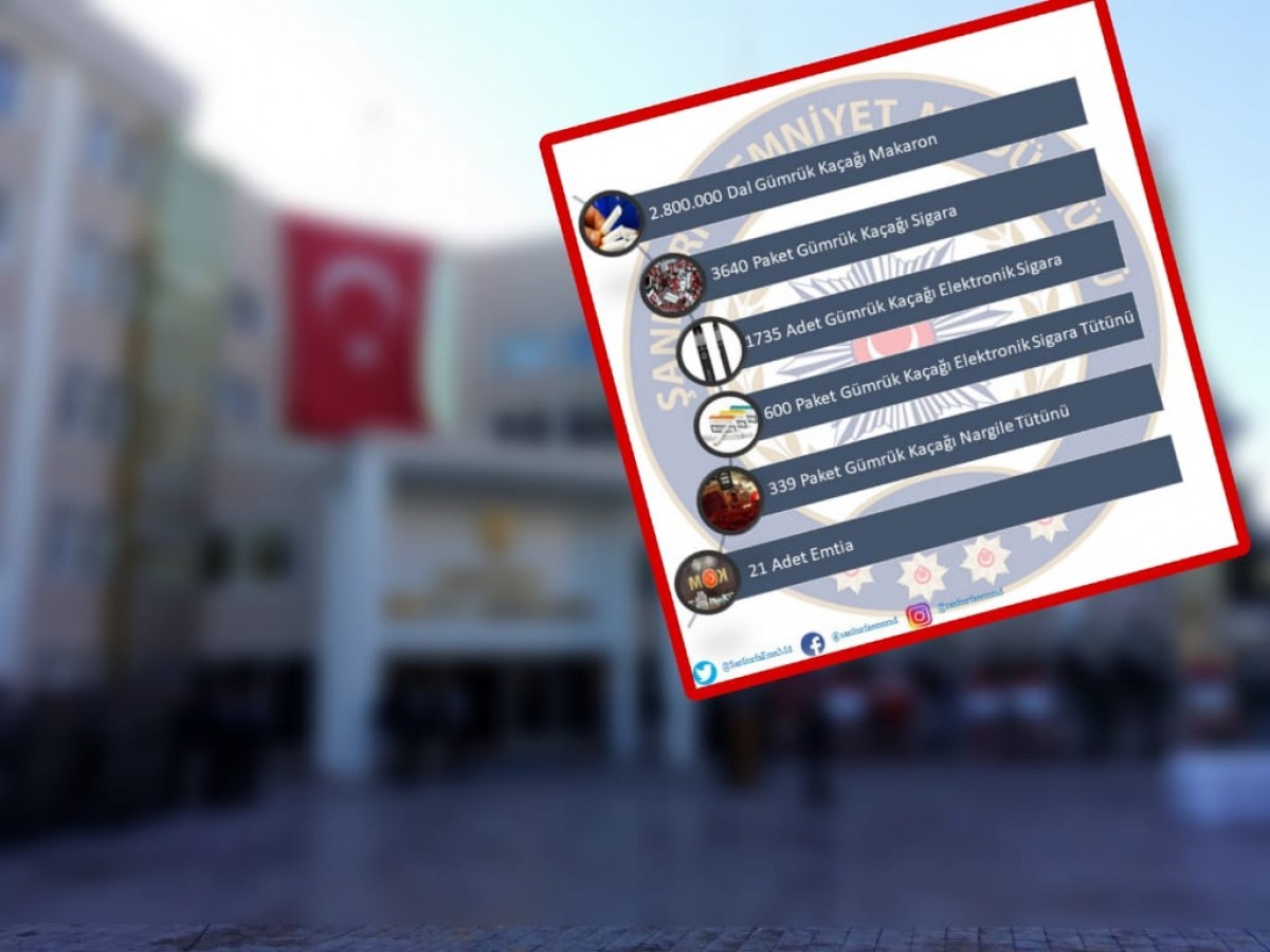 Urfa'da Kaçakçılıkla Mücadele Ekipleri Göz Açtırmıyor