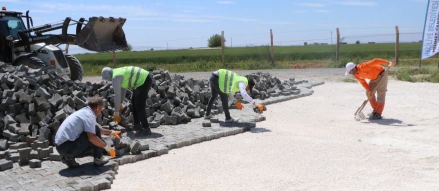 Haliliye Kırsalında Yol Çalışmaları;