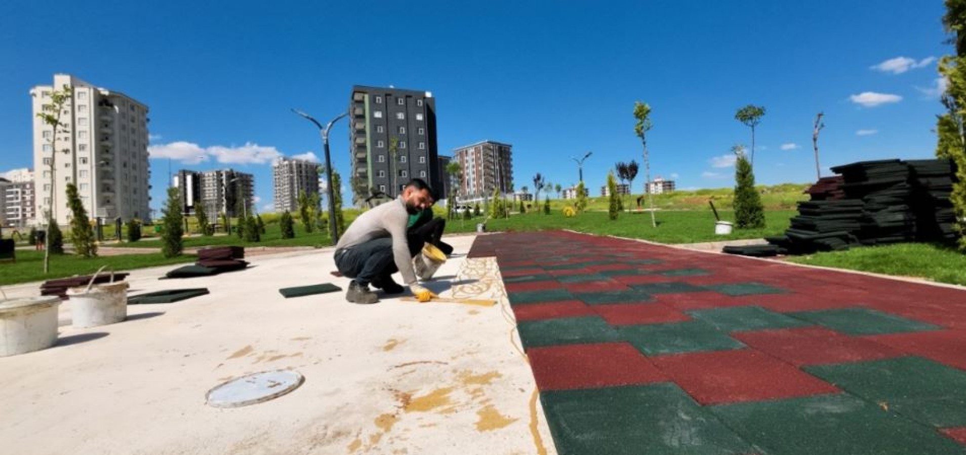 Karaköprü'ye Yeni Parklar Kazandırılıyor;