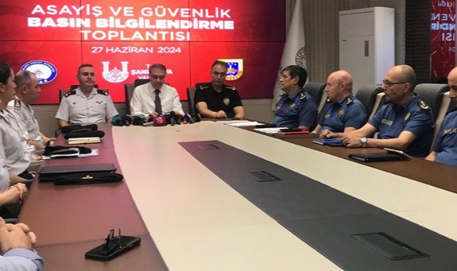 Urfa'nın 11 Aylık Asayiş Bilançosunu Vali Şıldak Paylaştı;