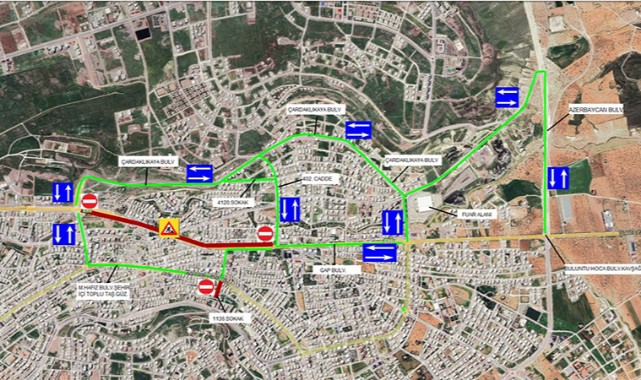 Şanlıurfa'da Bu Yol Trafiğe Kapatıldı Dikkat;