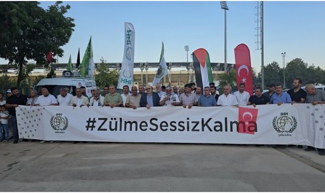 Şanlıurfa İHH’dan Gazze Nöbeti!;