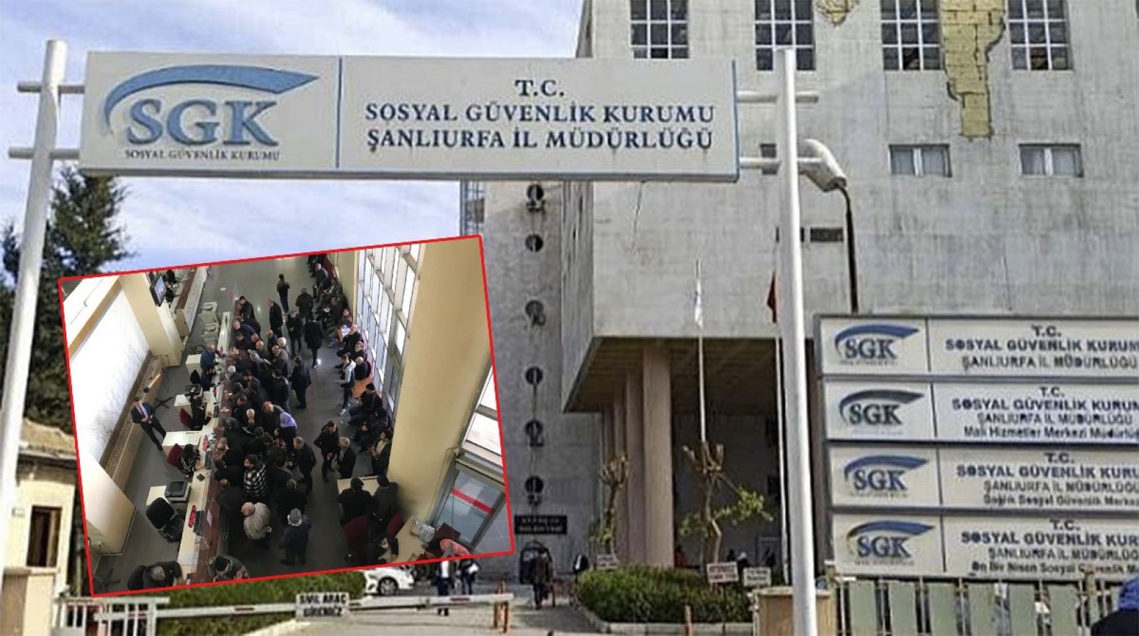 Şanlıurfa SGK EYT Yoğunluğu için Cumartesi Çalışacak;