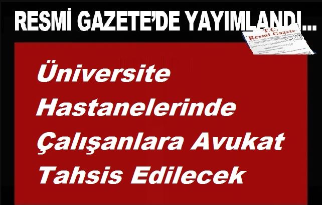 Sağlık Çalışanlarına Hukuki Destek Resmi Gazetede Yayınlandı